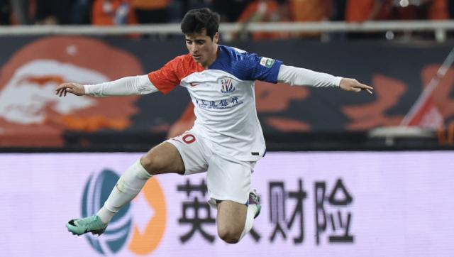 【中超】马莱莱推射特谢拉破门 申花客场2比0胜南通